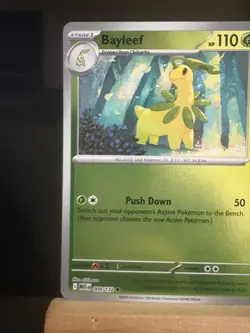 BAYLEEF - 9/132 Mega Evolution -NM - Reverse Holo Common - Pokemon TCG Card - Image 2