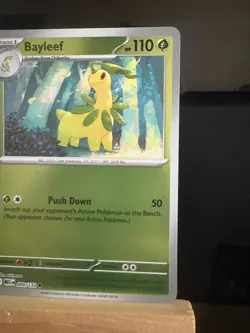 BAYLEEF - 9/132 Mega Evolution -NM - Reverse Holo Common - Pokemon TCG Card - Image 3