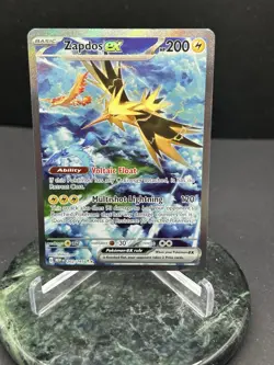 Zapdos Ex 202/165 Pokemon TCG Sv: Scarlet & Violet 151 Holo Card (Near Mint) NM - Image 1
