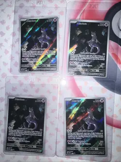 Mewtwo 052 SVP Scarlet Violet Promo Card Holo UPC Pokemon TCG Bundle Of 4 - Image 1