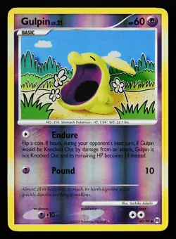 Gulpin 40/99 Reverse Holo Arceus Pokemon Card - Image 1