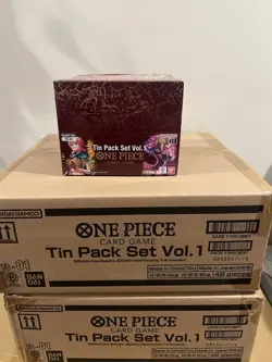 One Piece Card Game: Tin Pack Set (TS-01) - display (12 Tins) - Image 1