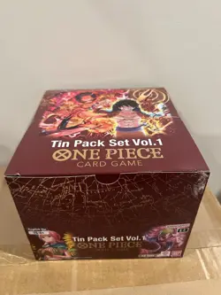 One Piece Card Game: Tin Pack Set (TS-01) - display (12 Tins) - Image 2