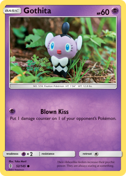 Gothita 52/145 Common | Guardians Rising | Pokemon Card - Image 1
