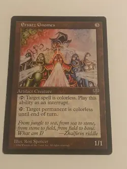 Ersatz Gnomes - Magic the Gathering MTG Mirage Single Card - Image 1