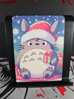 My Neighbor Totoro Christmas Custom Art Card Anime Manga NM - Image 1