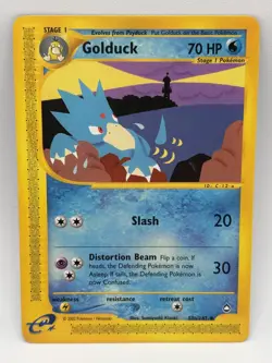 Pokemon Card Golduck Aquapolis E Series Regular 50a/147 136 NM - Image 1