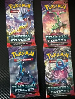 Pokemon SV Temporal Forces Booster Pack - 10 Cards/Pack - Random Art - SEALED - Image 1