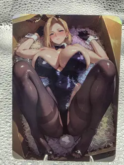 Android 18 Doujin Dragon Ball Z Goddess Story Waifu Hentai Anime Manga Card - Image 1