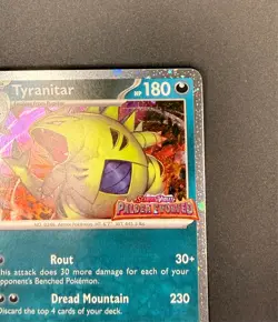 Tyranitar - 135/193 Pokemon Paldea Evolved Premium Collection Stamped Promo Card - Image 3