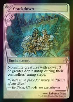 MTG Crackdown Foil ** Mystery Booster 2 ** English (NM) - Image 1