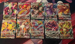 10 VMAX Card Lot Pokemon TCG - Image 1