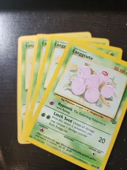 4X EXEGGCUTE - Jungle Set - 52/64 - Common - Pokemon Card - Unlimited- NM p36 - Image 1