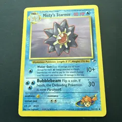 Misty’s Starmie Gym Challenge 56/132 Uncommon 1995-2000 Pokemon Card TCG CCG - Image 1