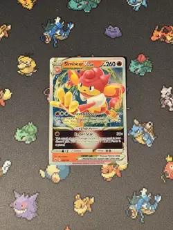 Pokemon Cards Simisear VSTAR 023/159 Ultra Rare Crown Zenith - (NM) - Image 1