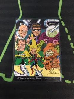 MTG Magic The Gathering Hex MAR Mythic Borderless Spider-Man Black Sorcery - Image 1