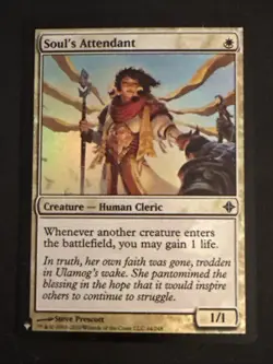 1x Foil Soul’s Attendant (44) The List - Reprints LP MTG Magic x1 MKE - Image 1