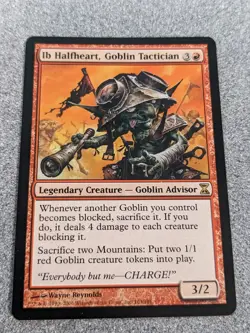 1x Ib Halfheart, Goblin Tactician - Time Spiral - MTG - NM - Image 1