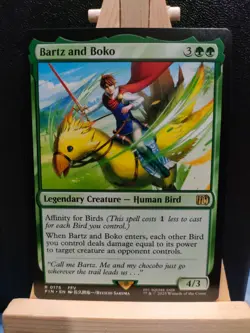 Bartz and Boko - Final Fantasy - Rare - NM (see pics) MTG - Image 1