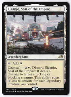 Eiganjo, Seat of the Empire R Kamigawa: Neon Dynasty 268 LP - Image 1