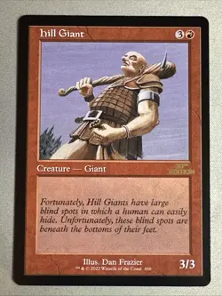 MTG / Hill Giant / 30A / #450 / Regular (Retro Frame) / Common / NM - Image 1