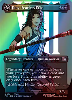 Fang, Fearless l'Cie (Borderless) Final Fantasy Foil - Image 1