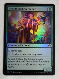 Deathbloom Gardener 159 Dominaria United Foil Magic the Gathering - Image 1