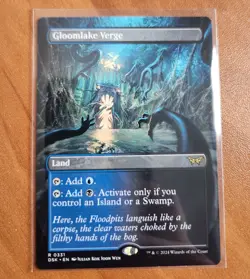 Magic MTG Gloomlake Verge DSK 0331 Borderless Rare - NM condition - Image 1