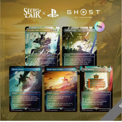 🔥 PRESALE Secret Lair x Ghost of Tsushima FOIL - Playstation Drop MTG🔥 - Image 1