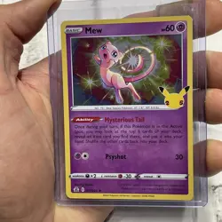 Pokemon Celebrations Mew 011/025 Holo 25th Anniversary NM Near Mint Pokemon TCG - Image 1