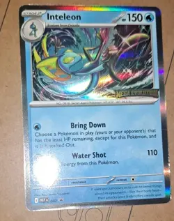 Pokemon - Inteleon - Mega Evolution - Stamped Promo - Image 1
