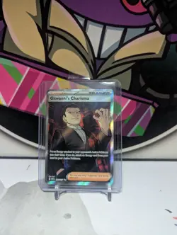Giovanni's Charisma 197/165 Full Art SR Pokemon 151 English - Image 1