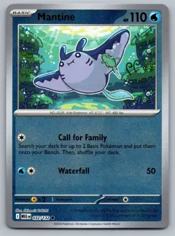 Mantine | Mega Evolution | 032/132 | Common | Reverse Holofoil | NM | Pokemon - Image 1