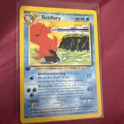 Octillery 1st Edition German Neo Revelation Water Type Pokemon Uncommon mint - Image 1