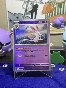 Pokemon TCG Sylveon Master Ball Pattern 040/131 Prismatic Evolutions NM/Mint - Image 2