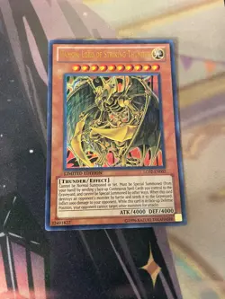YUGIOH - HAMON LORD OF STRIKING THUNDER - ULTRA RARE - LC02 - NM - LIMITED - Image 1