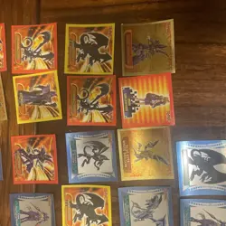 Yugioh Topps 1996 Peel & Stick Stickers Lot of 38 - Image 2