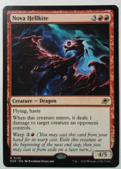 Nova Hellkite *Rare* Magic MtG x1 Edge of Eternities - Image 1