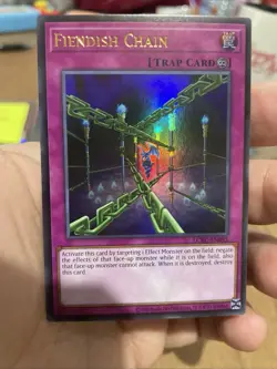 Fiendish Chain LCKC-EN095 Unlimited Ultra Rare Near Mint +Bonus FREE SHIPPING! - Image 1