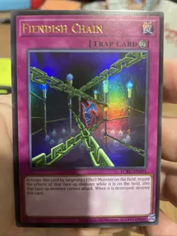 Fiendish Chain LCKC-EN095 Unlimited Ultra Rare Near Mint +Bonus FREE SHIPPING! - Image 4