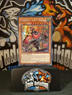 Therion "Lily" Borea MP23-EN062 Prismatic Secret Rare 1st Edition YuGiOh - Image 1