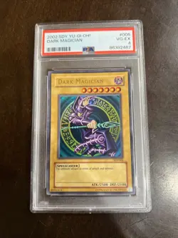 YU-GI-OH! Dark Magician Ultra Rare SDY-006 2002 PSA Graded Very Good VG-EX - Image 1
