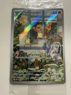 Pokemon TCG Obsidian Flames Charmander SVP044 ETB Promo Card - Image 1