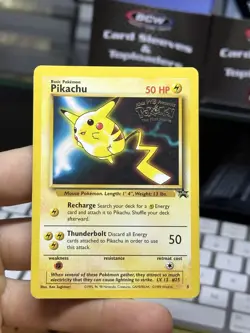 Electabuzz 2 Pikachu 4 Black Star Promo 1999 WB Movie Vintage Pokemon Card WOTC - Image 4
