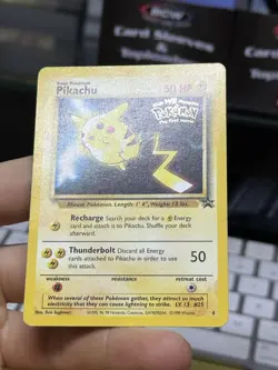 Electabuzz 2 Pikachu 4 Black Star Promo 1999 WB Movie Vintage Pokemon Card WOTC - Image 5