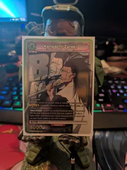 Union Arena TCG Kenpachi Zaraki Card UE01BT/BLC-1-081 SR NM Condition - Image 1