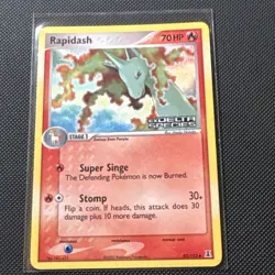 Pokemon Card - Rapidash Delta Species 52/113 Reverse Holo Stamped Delta - Image 1