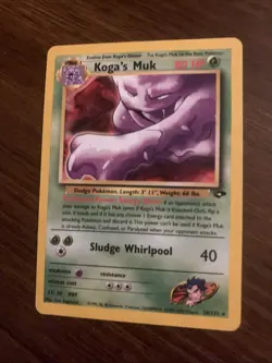 Pokemon TCG Koga's Muk 26/132 Gym Challenge Non-Holo Rare Card LP - Image 2
