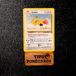 Pokemon TCG Dodrio Jungle Unlimited Uncommon Card 34/64 Non-holo - Image 1