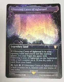 Glittering Caves of Aglarond - Gemstone Caverns -Foil Near Mint MTG - Image 1